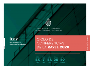 Arranca el Ciclo de Conferencias de la Real Academia Valenciana de Jurisprudencia y Legislación 2020