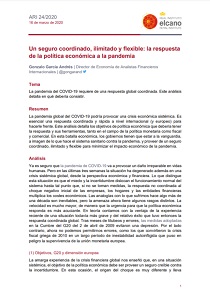 Un seguro coordinado, ilimitado y flexible: la respuesta de la política económica a la pandemia