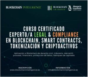 El Consejo General de la Abogacía y Blockchain Intelligence Law Institute consolidan su apuesta por la formación online