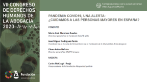 Pandemia Covid19, una alerta: ¿cuidamos a las personas mayores en España?