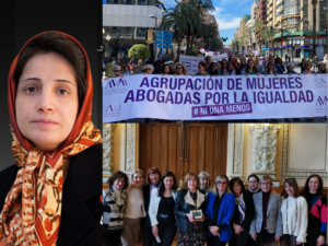 La Agrupación de Mujeres Abogadas de Valladolid y del ICA de Alicante y la abogada iraní Nasrin Sotoudeh, I Premios Igualdad de la Abogacía