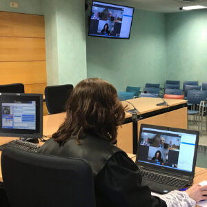 Un año de juicios telemáticos