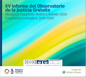 XV INFORME DEL OBSERVATORIO DE JUSTICIA GRATUITA