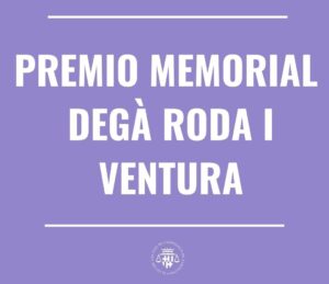 Convocado el Premio Memorial Degà Roda i Ventura 2021 del Colegio de Barcelona