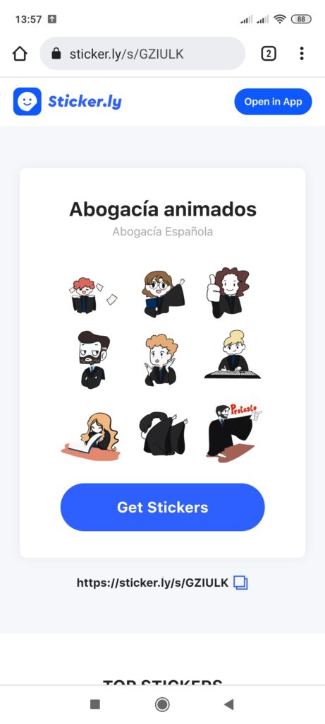 get stickers