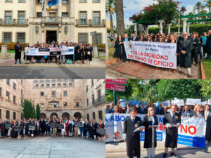 Los Colegios de la Abogacía celebran el Día de la Justicia Gratuita con protestas y actos de reconocimiento