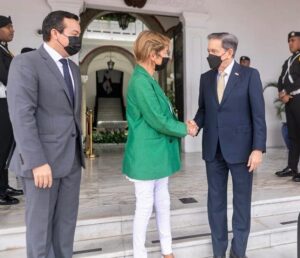 Victoria Ortega se reúne con el presidente de la República de Panamá