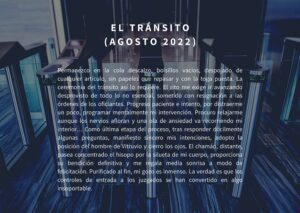 'El tránsito', historia ganadora del concurso de microrrelatos en agosto