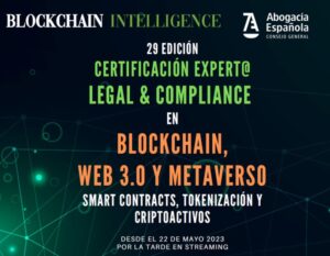 29ª edición de los Cursos Certificados en Blockchain para abogados y Compliance