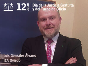 Luis González Álvarez: “Ha variado el perfil de la gente que tiene acceso a justicia gratuita”