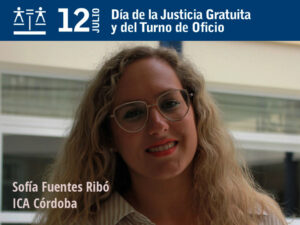 Sofía Fuentes Ribó: “El abogado de oficio adquiere un compromiso con la población más vulnerable”
