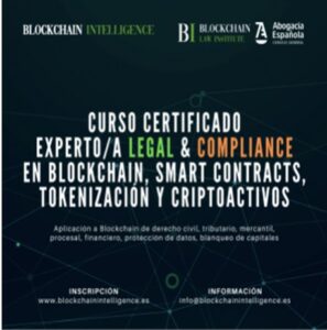 34ª edición de los Cursos Certificados en Blockchain, web 3.0 y Metaverso para abogados y Compliance