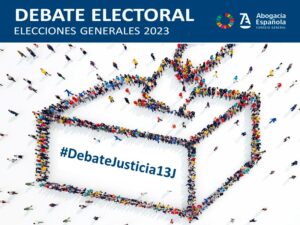 La Abogacía organiza un debate sobre justicia entre PSOE, PP, Vox, Sumar y ERC