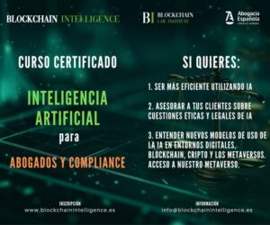 6ª edición del curso certificado en Inteligencia Artificial para abogados y Compliance