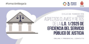 Más de 13.000 personas se han inscrito al curso de la Abogacía y el CGPJ sobre la Ley 1/2025