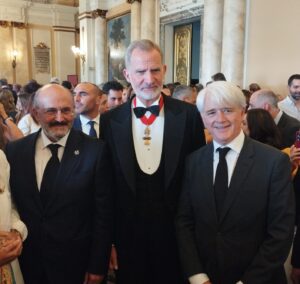 Salvador González con El Rey Felipe VI
