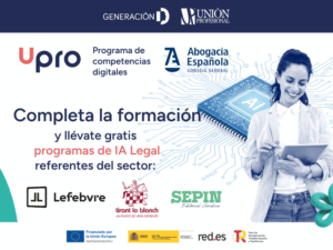 thumbnail-Los alumnos del Programa Upro en Competencias Digitales podrán probar gratuitamente los principales programas de IA legal