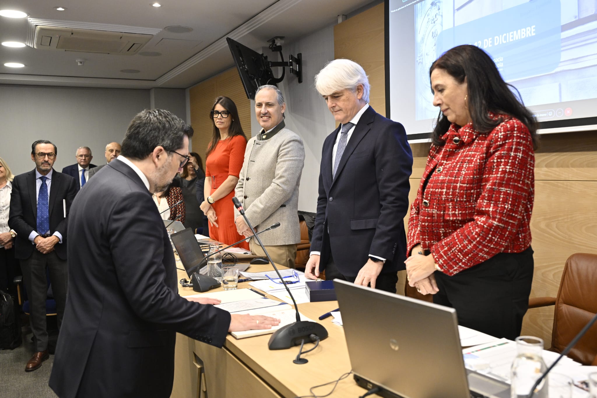 Acto de toma de posesión como consejero