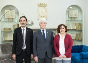 Xosé Manuel Fernández, Salvador González y Susana Sucunza