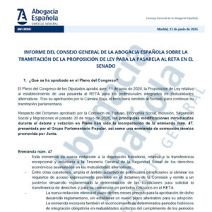 El Congreso aprueba la Pasarela al RETA