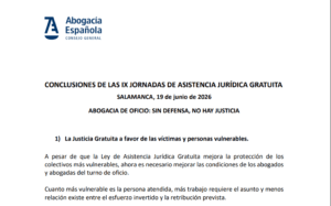 thumbnail-Abogacía Española reclama la dignificación del turno de oficio, una financiación adecuada y alerta sobre la sostenibilidad del sistema