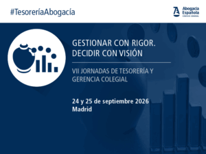 thumbnail-Abogacía Española abordará los retos de la gestión económica colegial en unas jornadas para tesoreros y gerentes