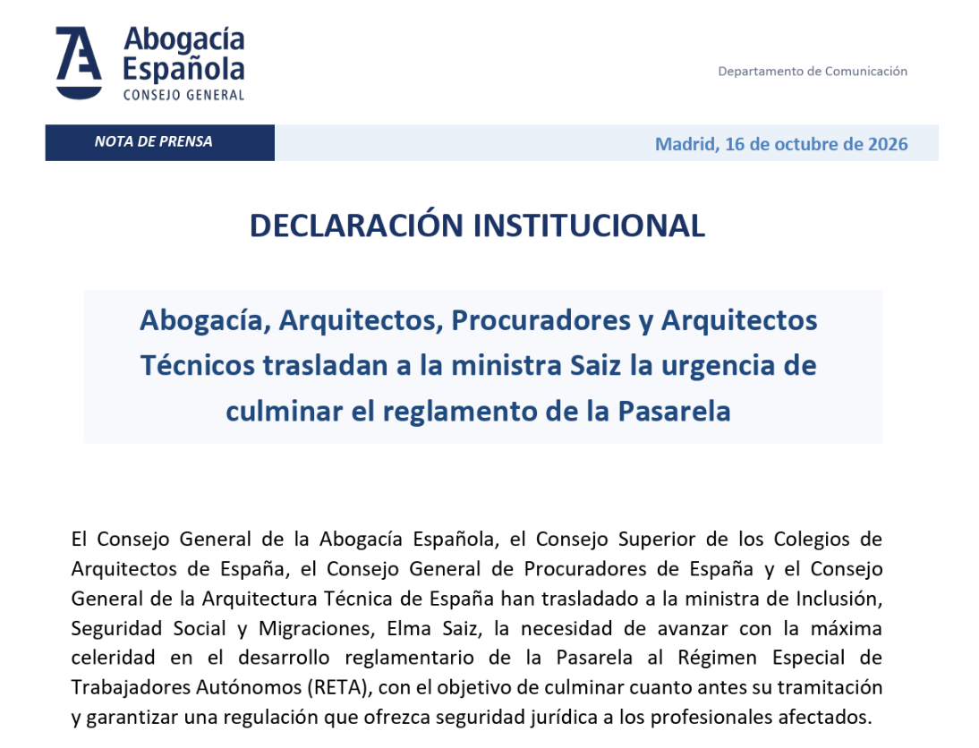 DECLARACIÓN INSTUITUCIONAL 16-10-2026